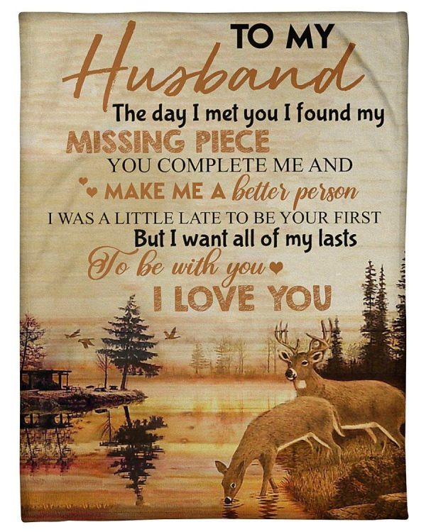 To My Husband You Make Me A Better Person Anniversary Gift Blanket