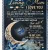 To My Loving Mom You Are The World To Me Gifts From Daughter Blanket