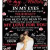 To My Mom In My Eyes Blanket