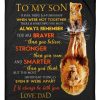 To My Son- I’ll Always Be With You Blanket