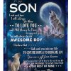 To My Son Love From Your Mom Gift Blanket