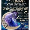 To My Son My Love Will Follow You Gifts From Mom Blanket