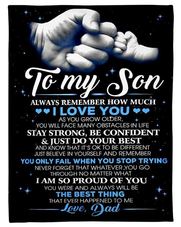 To My Son The Best Thing Blanket