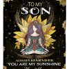 To My Son You Are My Sunshine Blanket