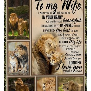 To My Wife You Are Beautiful GS-NT1002HY Blanket