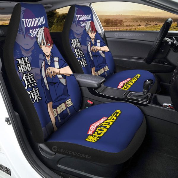 Todoroki Shouto Car Seat Covers Custom Car Accessories For Fans