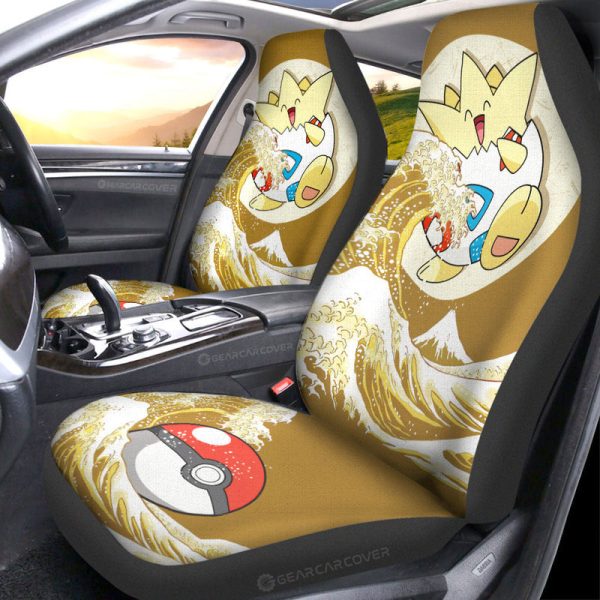 Togepi Car Seat Covers Custom Pokemon Car Accessories