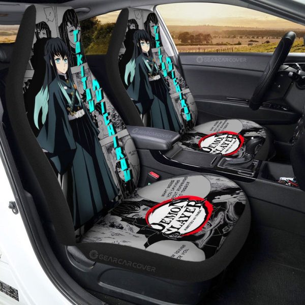 Tokitou Muichirou Car Seat Covers Custom Demon Slayer Anime Mix Mangas