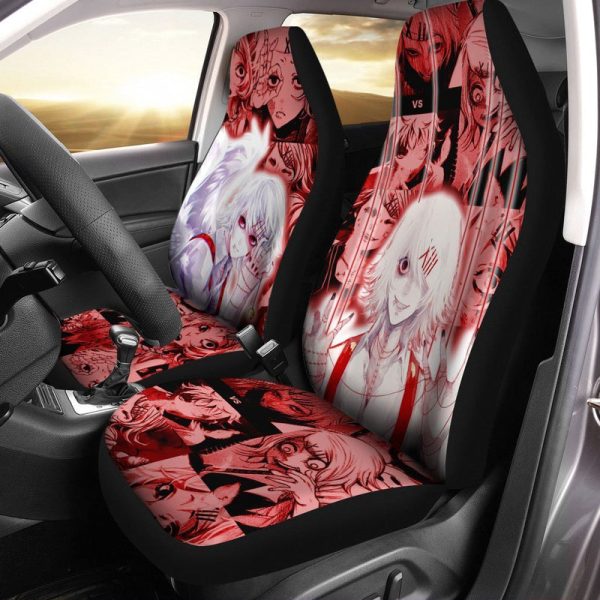 Tokyo Ghoul Juuzou Suzuya Car Seat Covers Custom Anime Car Accessories