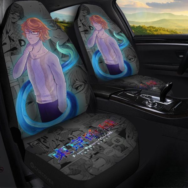 Tokyo Ghoul Nishio Nishiki Car Seat Covers Custom Anime Car Interior Accessories