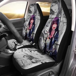 Tokyo Ghoul Rize Kamishiro Car Seat Covers Anime Car Accessories