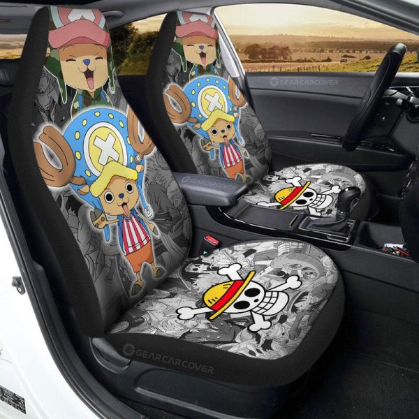 Tony Tony Chopper Car Seat Covers Custom Anime One Piece Car Interior Accessories