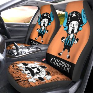 Tony Tony Chopper Car Seat Covers Custom One Piece Anime Car Accessories