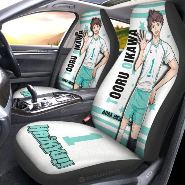 Tooru Oikawa Car Seat Covers Custom Haikyuu Anime Car Accessories