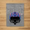 Top Gun Talk To Me Goose Maverick Helmet Fleece Blanket