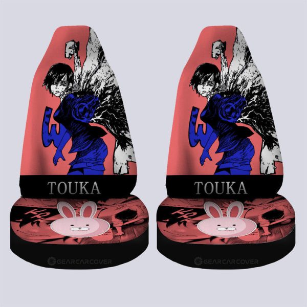 Touka Kirishima Car Seat Covers Custom Tokyo Ghoul Anime Car Accessories