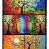 Tree Art Colorful Blanket