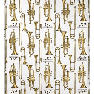 Trombone Pattern Blanket