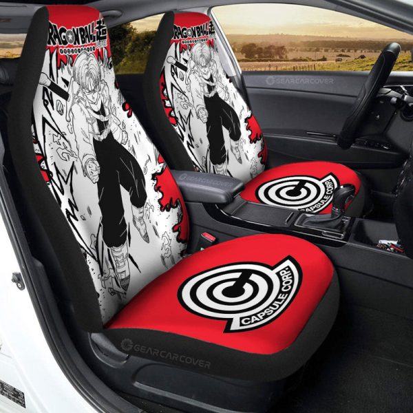 Trunks Car Seat Covers Custom Car Accessories Manga Style For Fans