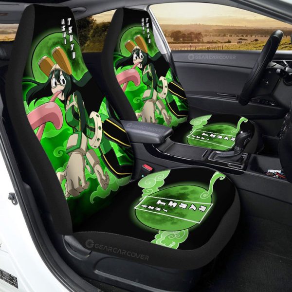 Tsuyu Asui Car Seat Covers Custom Car Interior Accessories