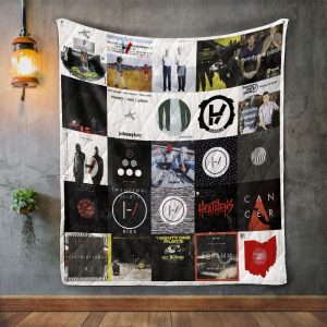 Twenty One Pilots 2 Album Covers Quilt Blanket