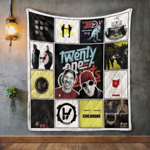 Twenty One Pilots 3 Album Covers Quilt Blanket