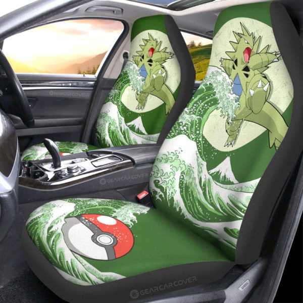 Tyranitar Car Seat Covers Custom Pokemon Car Accessories