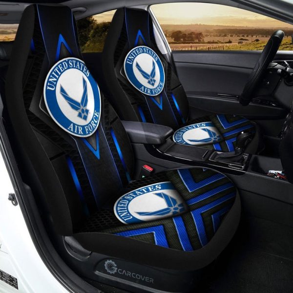 U.S Air Force Car Seat Covers Custom Military Car Accessories For Retired Air Force