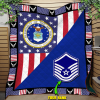 U.S Air Force – Your Ranks Blanket Quilt