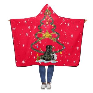 U.S Army Armor Branch – Christmas Hooded Blanket