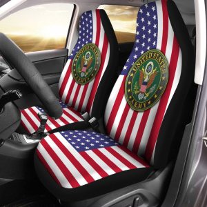 U.S Army Car Seat Covers Custom US Flag Car Accessories