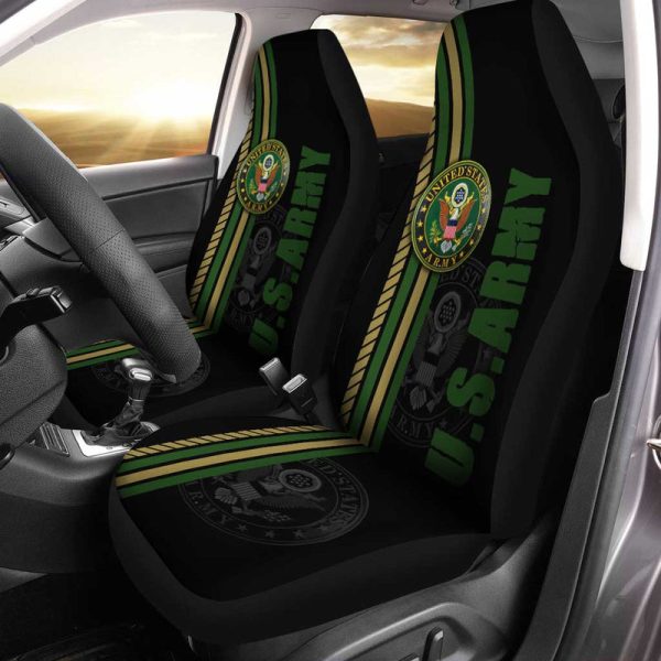 U.S Army Car Seat Covers Custom USA Military Car Accessories