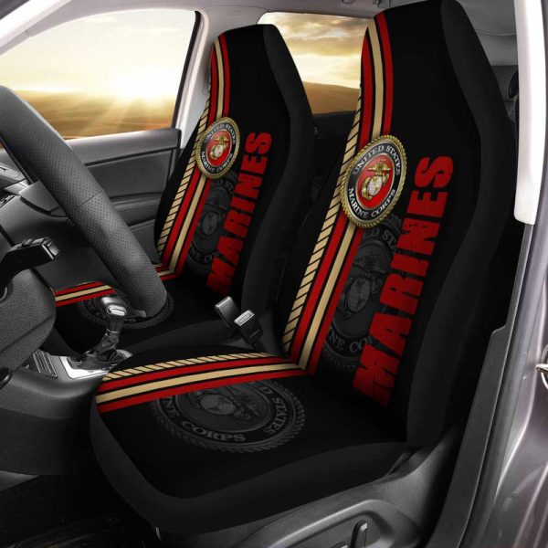 U.S Marine Corps Car Seat Covers Custom Marines Car Accessories