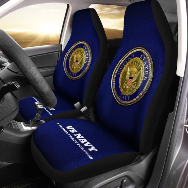 U.S Navy Car Seat Covers Custom Emblem Car Accessories