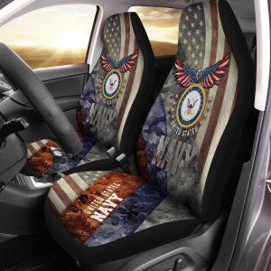 U.S Navy Car Seat Covers Custom US Military Car Interior Accessories