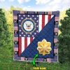 U.S Navy – Your Officer Ranks Blanket Quilt