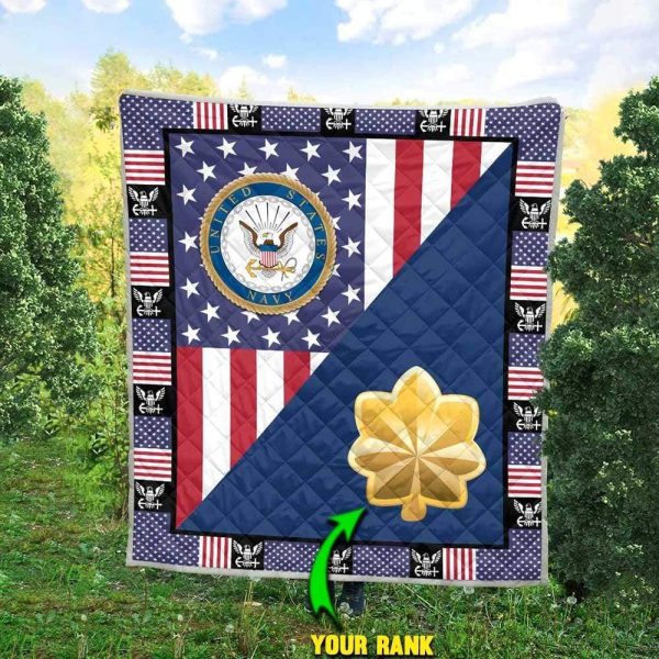 U.S Navy – Your Officer Ranks Blanket Quilt