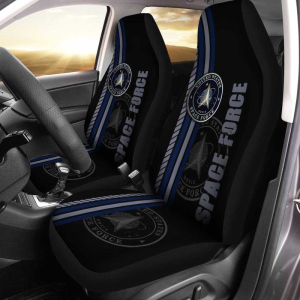 U.S Space Force Car Seat Covers Custom Car Accessories