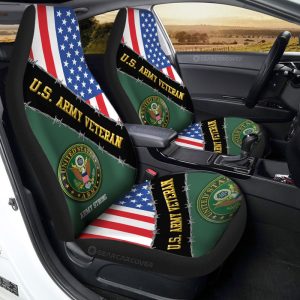 U.S. Army Veterans Car Seat Covers Custom United States Military Car Accessories