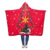 US Army Air Defense Artillery – Christmas Hooded Blanket