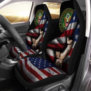 US Army Car Seat Covers Custom American Flag Car Accessories Best