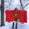 US Army E-6 SPC E6 Specialist Ranks – Christmas Hooded Blanket