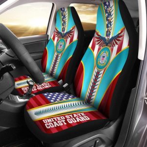 US Coast Guard Car Seat Covers Custom Car Interior Accessories