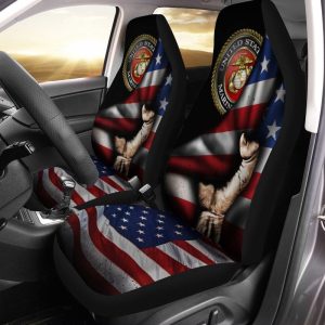 US Marine Corps Car Seat Covers Custom American Flag Best Idea Car Accessories