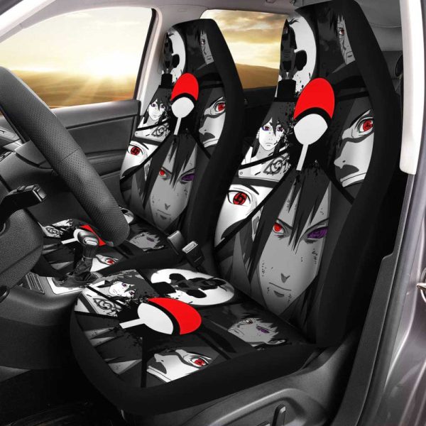 Uchiha Clan Car Seat Covers Custom Anime Car Accessories