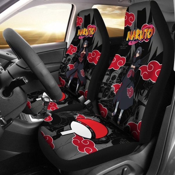 Uchiha Itachi Akatsuki Car Seat Covers Custom Anime Car Accessories