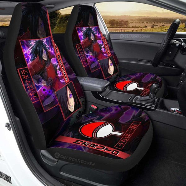 Uchiha Madara Car Seat Covers Custom Anime Car Accessories