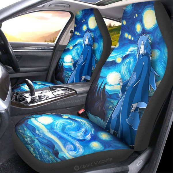 Uchiha Madara Car Seat Covers Custom Starry Night Styles