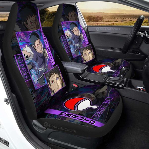 Uchiha Obito Car Seat Covers Custom Anime Car Accessories