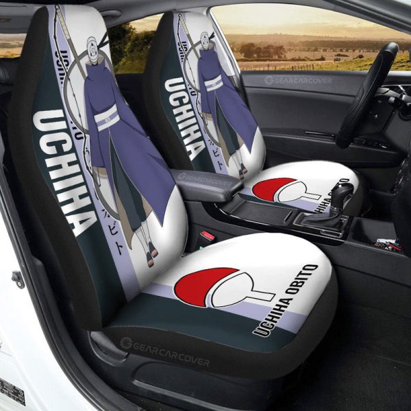 Uchiha Obito Car Seat Covers Custom Anime Car Accessories